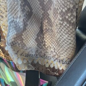 Adrienne Vittadini Exotic Patterned Scarf 💯 Silk